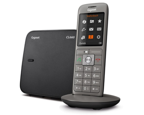 Радиотелефон GIGASET CL660A, черный Радиотелефон GIGASET CL660A, черный
