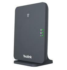 Базовая станция YEALINK W70B, до 10 SIP-аккаунтов, до 10 трубок на базу, до 20 одновременных вызовов, черный