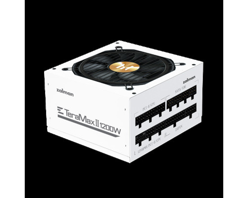 Блок питания 1200 Вт Zalman ZM1200-TMX2 WH, ATX12V v3.0, APFC, 12cm Fan, 80+ Gold Gen5, Full Modular, White, Retail