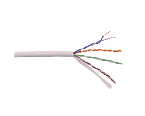 Кабель витая пара LANMASTER U/UTP, cat.5, 4 pair, 24 AWG, LSZH, 305 м, серый Кабель витая пара LANMASTER U/UTP, cat.5, 4 pair, 24 AWG, LSZH, 305 м, серый