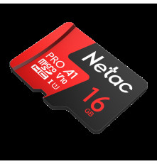 Карта памяти Netac P500 Extreme PRO 16GB MicroSDHC V10/U1/C10 up to 100MB/s, retail pack card only