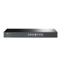 Коммутатор TP-Link TL-SF1016, 16-портов 10/100 Мбит/с, 1U 19-дюймовый монтируемый в стойку стальной корпус