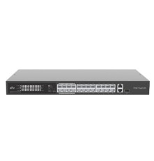 Коммутатор Uniview NSW2020-24T1GT1GC-POE-IN, 24x100Mbps POE, 11000Mbps, 11000Mbps комбо, бюджет мощности 370 Вт, максимальная мощность на порт 30 Вт