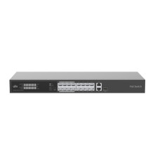 Коммутатор Uniview NSW2020-16T1GT1GC-POE-IN, 16x100Mbps POE, 11000Mbps, 11000Mbps комбо, бюджет мощности 225 Вт, максимальная мощность на порт 30 Вт