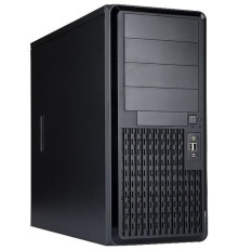 Корпус Midi Tower InWin PE689 Black USB3.0*2+A(HD)+fron fan 120mm*1+rear fan 120mm*1+ 2*2SATA+1*1SATA+Intrusion Switch holes for SL20” ATX RACKMOUNT*(без блока питания)