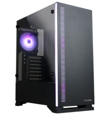 Корпус ZALMAN S5, ATX, BLACK, WINDOW, 2xCOMBO (3.5" or 2.5"), 4x2.5", 2xUSB2.0, 1xUSB3.0, FRONT 1x120mm, REAR 1x120mm RGB