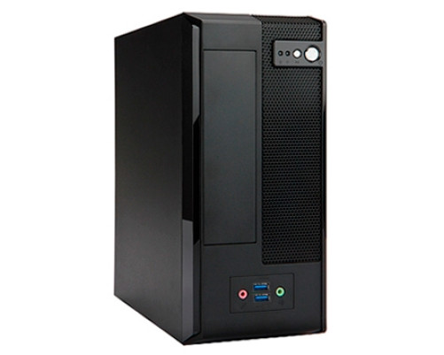 Корпус 160 Вт  InWin BM677 Black, IP-AD160-2 H 2*USB 3.0+AirDuct+Fan+Audio Mini-ITX