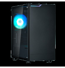 Корпус ZALMAN T4 PLUS, MATX, BLACK, WINDOW, 1 x Combo (3.5'' or 2.5''), 1x3.5'', 2x2.5", 1xUSB2.0, 2xUSB3.0, REAR 1x120mm ARGB