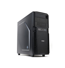 Корпус ZALMAN Z1, ATX, BLACK, 2x5.25", 4x3.5", 1x2.5", 2xUSB2.0, 1xUSB3.0, FRONT 1x120mm, REAR 1x120mm