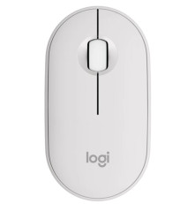 Мышь беспроводная Logitech Pebble 2 M350s, Bluetooth, белый