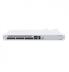 Коммутатор MikroTik CR312-4C+8XG-RM with 8 x 1G/2.5G/5G/10G RJ45 Ethernet LAN, 4x Combo ports (1G/2.5G/5G/10G RJ45  Ethernet LAN or 10G SFP+), 1x LAN port for management, RouterOS L5 or SwitchO