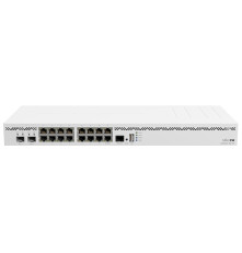 Маршрутизатор MikroTik Cloud Core Router 2004-16G-2S+ with Annapurna Labs Alpine v2 CPU with 4x ARMv8-A Cortex-A57 cores running at 1.7GHz, 4GB of DDR4 RAM, 128MB NAND storage, 16 x Gbit LAN, 2x SFP+ ports, 1U rack