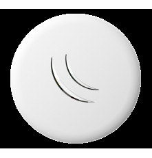 Точка доступа MikroTik cAP lite with AR9533 650MHz CPU, 64MB RAM, 1xLAN, built-in 2.4Ghz 802.11b/g/n Dual Chain wireless with 1.5dBi integrated antenna, RouterOS L4, plastic ceiling case, plastic wall case, PoE, PS