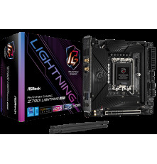 Материнская плата ASROCK Z790 PG RIPTIDE, LGA1700, Z790, 2*DDR5, 3*SATA, 2*M.2, 5*USB 3.2, Type-C, 1*PCIx16, 1xM.2 (Key E), HDMI+DP, mIATX