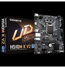 Материнская плата GIGABYTE H510M K V2 2.0, LGA1200, Q470, 2*DDR4, 2*SATA, 1*M.2, 2*USB 3.2, 4*USB 2.0, 1*PCIx16, 1*PCIx1, HDMI, mATX