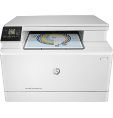 Многофункциональное устройство HP Color LaserJet Pro MFP M182n (p/c/s ,A4, 16ppm, 256Mb, USB, Fast Ethernet10/100 Base-TX,1 tray  150, 1year warr,cartridge 800&700 cmy in box, Repl. T6B70A)