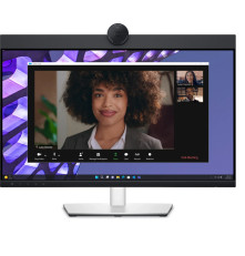 Монитор Dell 27"    P2724DEB, Video Conferencing Monitor, IPS, QHD 2560 x 1440 at 60Hz, 16:9, 350 cd/m2, 1000:1, 5 ms gray to gray, H-AD, 1 x 4MP RGB + IR 2K camera at 30fps, 2 x digital microphone, 5W speake