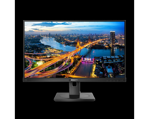 Монитор 27" Philips 275B1 2560x1440, WLED, 16:9, IPS, 350cd, 1000:1, 50M:1, 4ms, 178/178, DVI, HDMI, DP, USB-B, 3xUSB 3.2, 75Hz, Speakers, HAS, Pivot, Tilt, Swivel, Внутр, VESA, Black, 3y