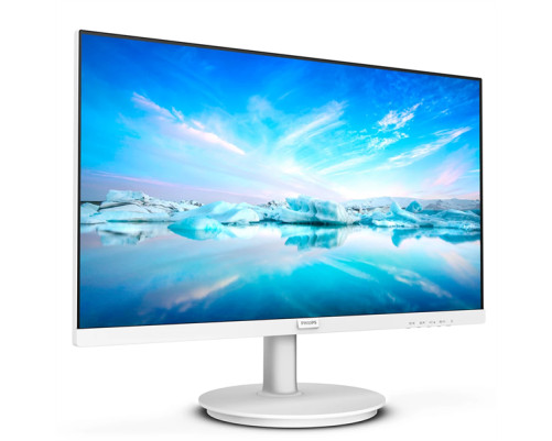 Монитор 23,8" Philips 241V8AW 1920x1080, WLED, 16:9, IPS, 250cd, 1000:1, MID, 4ms, 178/178, VGA, HDMI, 75Hz, Speakers, Tilt, Внутр, VESA, White, 3y