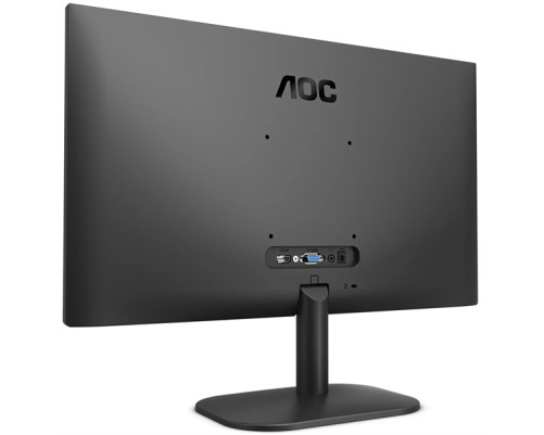 Монитор 21,5" AOC 22B2AM 1920x1080, LED, 16:9, VA, 250cd, 3000:1, 20M:1, 4ms, 178/178, VGA, HDMI, 75Hz, Speakers, Tilt, Внеш, VESA, Black, 3y