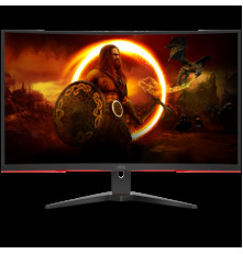 Монитор 31,5" AOC CQ32G2SE Curved 2560x1440 165Гц VA WLED 16:9 4ms 2*HDMI DP 3000:1 80M:1 178/178 250cd 2*Speakers5W Tilt Black/Red