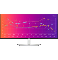 Монитор Dell 38''    U3821DW Curved  S/BK ( IPS; 21:9; 300 cd/m2; 1000:1; 3840x1600; 5ms; 178/178; 1,07 bln col; DP1,4, 2xHDMI2,0, 2xUSB-C, 4xUSB 3,2(Gen), 1xUSB 3,2 Type B; RJ45; HAS; Spk 2x9W)