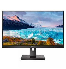 Монитор 27" Philips 272S1M 1920x1080, LED, 16:9, IPS, 250cd, 1000:1, 50M:1, 4ms, 178/178, VGA, DVI, HDMI, DP, USB 3,2, USB-B,  3*USB-A 3,2, 75Hz, Speakers, HAS, Pivot, Tilt, Swivel, Внутр, VESA, Black, 3y