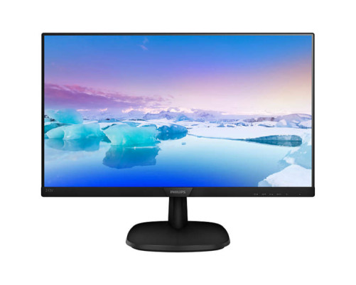 монитор 23,8" Philips 243V7QDAB 1920x1080, LED, 16:9, IPS, 250cd, 1000:1, 10M:1, 4ms, 178/178, VGA, DVI-D, HDMI, 75Hz, Speakers, Tilt, Внутр, VESA, Black, 3y