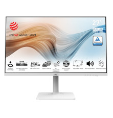 Монитор MSI Modern MD272XPW 27'' 1920x1080, IPS, 178/178, 4мс, 300nit, 1000:1, 100HZ, DP/HDMI, 2xUSBA/1xUSB-B/1xUSB-C(altDP), Audio, LTSP, White