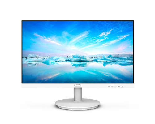 Монитор 23,8" Philips 241V8AW 1920x1080, WLED, 16:9, IPS, 250cd, 1000:1, MID, 4ms, 178/178, VGA, HDMI, 75Hz, Speakers, Tilt, Внутр, VESA, White, 3y