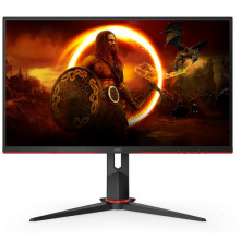 Монитор 27" AOC Q27G2S 2560x1440, WLED, 16:9, IPS, 350 cd, 1000:1, 80M:1, 4(1) ms, 178/178, 2xHDMI, DP, 165Hz, Tilt, Pivot, HAS, Swivel, Внутр, VESA, Black, 3y