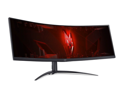 Монитор 44,5'' ACER Nitro XZ452CUVbemiiphuzx,ZeroFrame,Curved 1500R Black,32:9,VA,5120x1440,1/4ms,450cd,165Hz,2xHDMI(2.1)+1xDP(1.4)+1xType-C(PD90W)+Audio out+USB3.2(2Up 3Down)+RJ45,Speakers 3Wx2