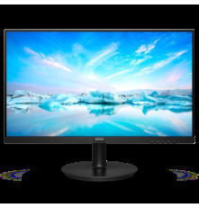 Монитор 27" Philips 271V8LAB 1920x1080, WLED, 16:9, VA, 250cd, 3000:1, MID, 4ms, 178/178, VGA, HDMI, 100Hz, Speakers, Tilt, Внутр, VESA, Black, 3y