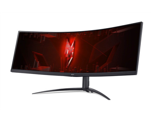 Монитор 44,5'' ACER Nitro XZ452CUVbemiiphuzx,ZeroFrame,Curved 1500R Black,32:9,VA,5120x1440,1/4ms,450cd,165Hz,2xHDMI(2.1)+1xDP(1.4)+1xType-C(PD90W)+Audio out+USB3.2(2Up 3Down)+RJ45,Speakers 3Wx2