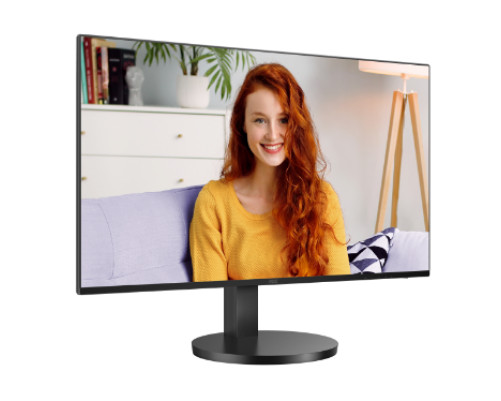 Монитор 27' AOC Q27B3CF2 2560x1440, WLED, 16:9, IPS, 350 cd, 1300:1, 20M:1, 4ms, 178/178, HDMI, 2xUSB 3.2, USB-C65W(DP Alt), 100 Hz, Speak, Tilt, HAS, VESA, Внутр, Black, 3y