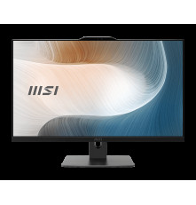 Моноблок MSI Modern AM272P 1M AiO 27" FHD (1920x1080)IPS AG Non-touch, Core i3-100U (1.2GHz), 8GB DDR5(1x8GB),256GB SSD M.2,Intel UHD,WiFi,BT,camera,WirelessKB&mouse Eng/Rus,NoOS,1y war-ty,Black