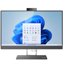 Моноблок Lenovo IdeaCentre AIO 5 27IAH7 27" QHD (2560x1440) IPS 350N, i5-13500H, 2x8GB SO-DIMM DDR5-5200, 1TB SSD M.2, Iris Xe, WiFi6, BT, 5.0MP+IR Cam, USB KB&Mouse, Win 11 Home, Storm Grey, 1Y