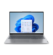 Ноутбук Lenovo ThinkBook 16 G6 IRL 16" WUXGA (1920x1200) IPS AG 300N, i5-1335U 1.3GHz, 1x8GB DDR5 5200, 256GB SSD M.2, Intel UHD, WiFi 6, BT, FPR, FHD Cam, 45Wh, 65W USB-C Slim, Win 11 Pro, 1Y, 1.7kg