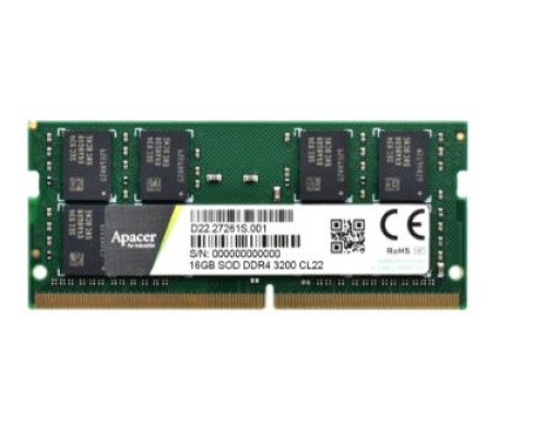 Оперативная память Apacer DDR4 4GB 2666MHz SO-DIMM (PC4-21300) CL19 1.2V (Retail) 512x8 (AS04GGB26CQTBGH/ES.04G2V.KNH)