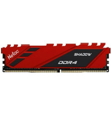 Оперативная память Netac Shadow 16GB DDR4-3200 C16 Red DIMM