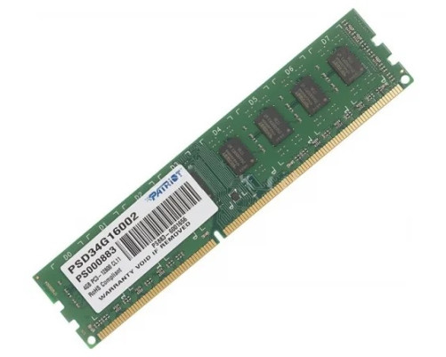 Оперативная память Patriot SL DDR3 DIMM 4GB 1600MHz CL11 1*4GB 11-11-11-28