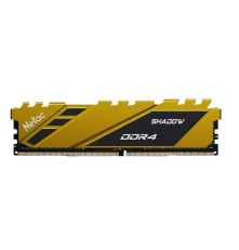 Оперативная память Netac Shadow 8GB DDR4-2666 C19 Yellow DIMM