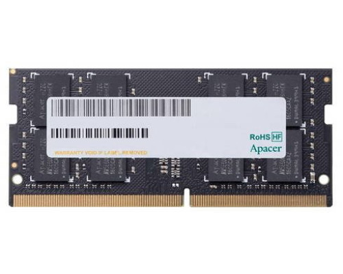 Оперативная память Apacer DDR4 16GB 2666MHz SO-DIMM (PC4-21300) CL19 1.2V (Retail) 1024*8 (AS16GGB26CQYBGH/ES.16G2V.GNH)