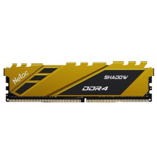 Оперативная память Netac Shadow 16GB DDR4-3200 C16 Yellow DIMM