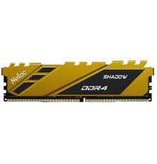 Оперативная память Netac Shadow 8GB DDR4-3600 C18 Yellow DIMM