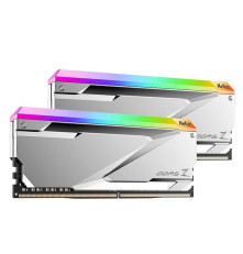 Оперативная память Netac Z RGB 32GB (2x16GB) DDR5-6800 (PC5-54400) C34 Silver 34-45-45-108 1.4V XMP Dual DIMM Kit