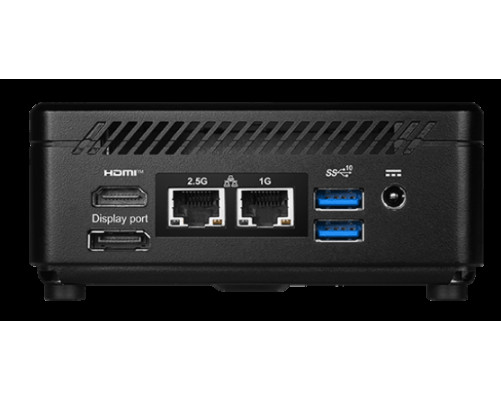 Неттоп MSI Cubi 5 12M Core i7-1255U (1.7GHz), 16Gb DDR4 SO-DIMM(8GB*2), 512GB SSD M.2, Intel UHD Graphics, noDVD, WiFi, BT, 65W, VESA Mount kit, no keyboard&mouse, NoOS, 1y war-ty