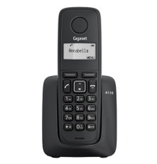 Телефон DECT GIGASET A116 RUS BLACK SYS