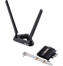 Адаптер Wi-Fi внутренний ASUS PCE-AX58BT, AX3000, 2402 + 574Mbps, PCI-E, 2 antenna