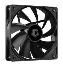 Вентилятор для корпуса ID-COOLING XF-120-K 120x120x25мм (PWM, Low Noise, резиновые углы, 700-1800об/мин, черный)  BOX